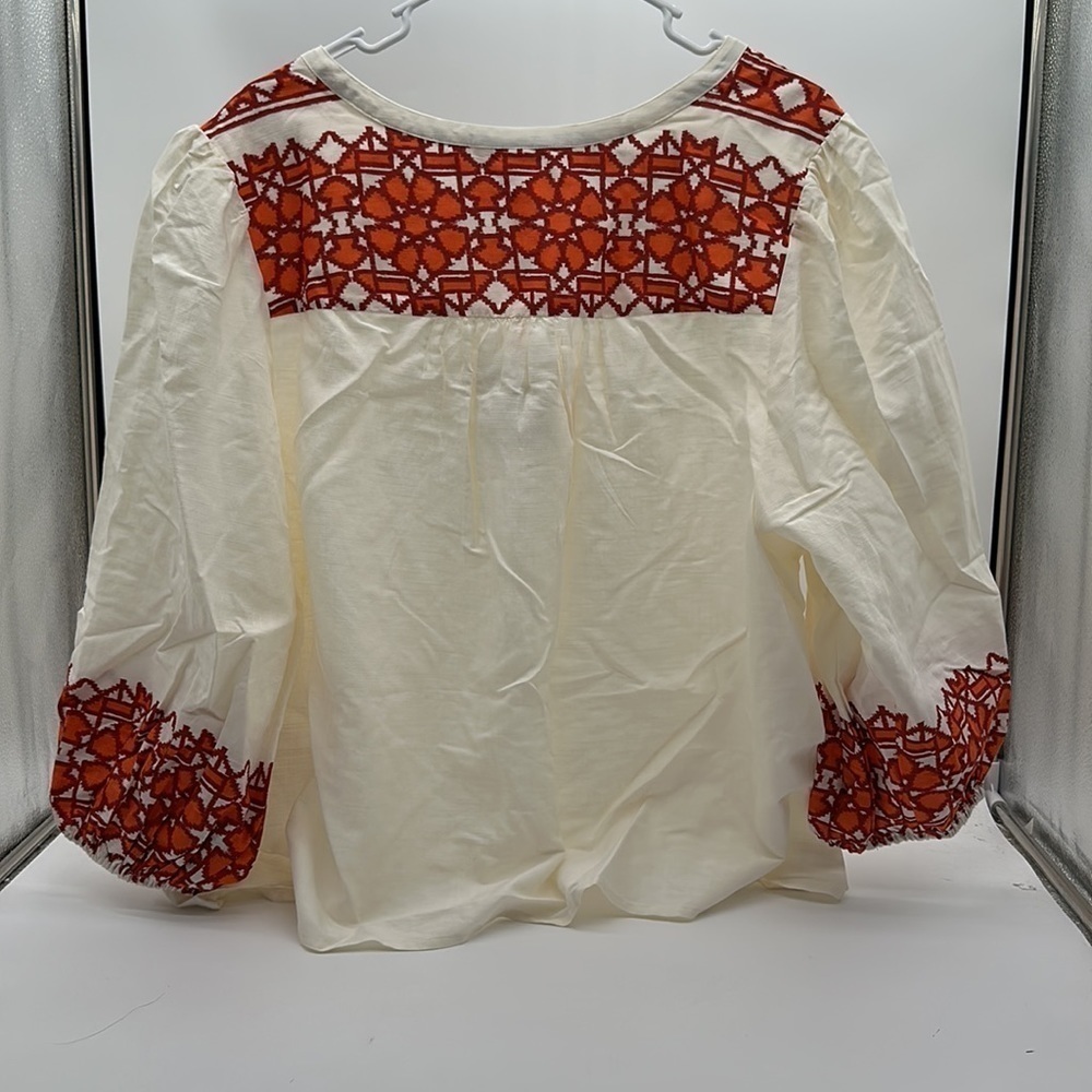 Women's Size XXL White TUNIC Pattern Clean CLOSE OUT Breathable Fashion Fancy - Picture 2 of 3